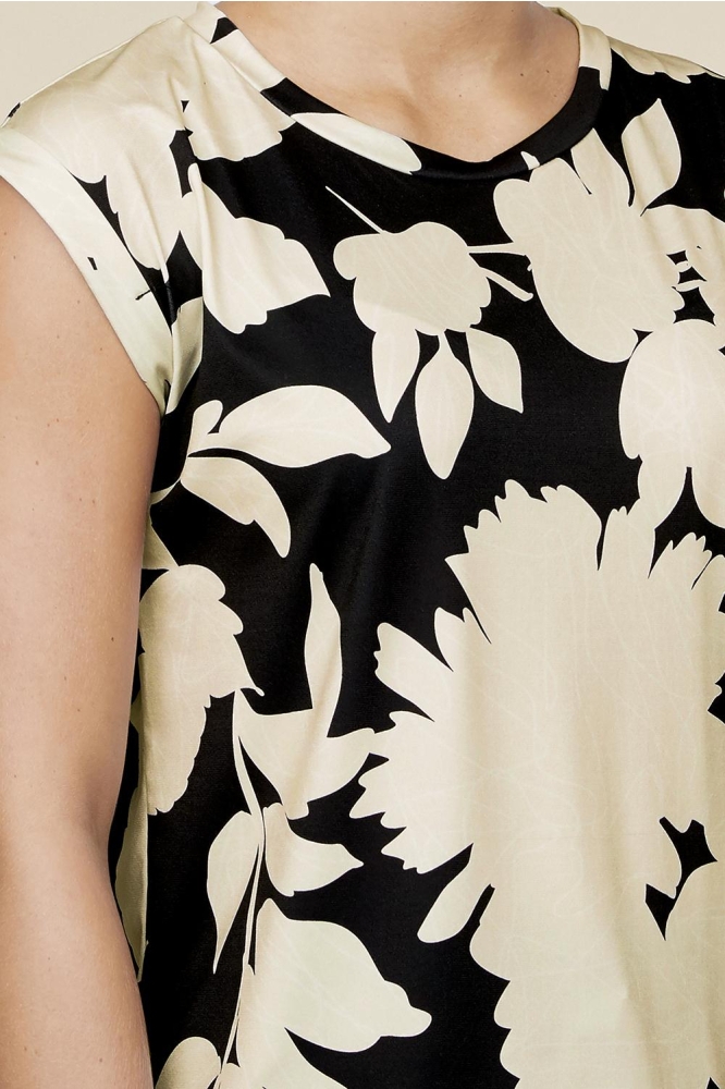LOW 399 18056 BLACK/FLOWER BEIGE